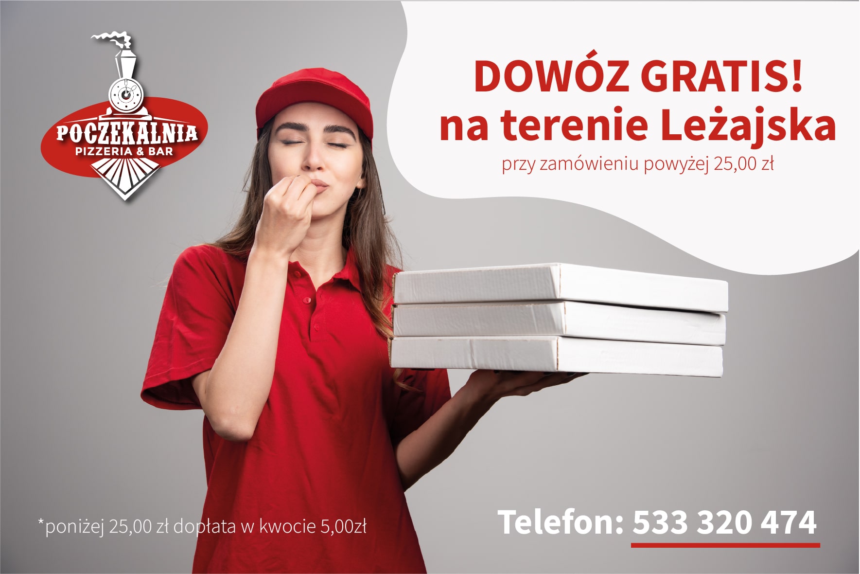 Tanie poniedziałki -10% na wybraną przez nas pizzę.